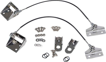 compare product Kentrol 76-86 Jeep CJ Tailgate Pivot Latch Assembly Fiberglass Body CJ - Polished Silver