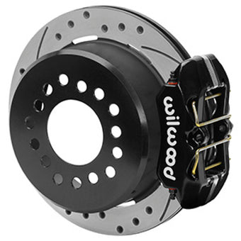compare product Wilwood Chevrolet 7-5/8in Rear Axle Dynapro Disc Brake Kit 11in Drilled/Slotted Rotor -Black Caliper