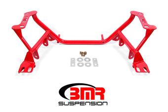 compare product BMR 96-04 New Edge Mustang K-Member Coilover Version / Motor Plate Version - Red