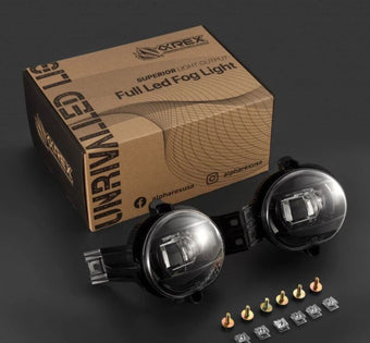 compare product AlphaRex 02-08 Dodge Ram 1500/03-09 Ram 2500/3500 DoubleTap Dual Color LED Proj Fog Lights - Wt/Ambr