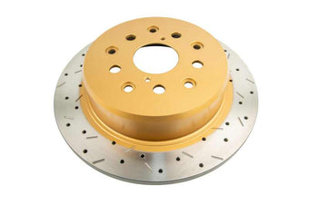 compare product DBA 00-05 Lexus IS300 Rear Drilled & Slotted 4000 Series Rotor