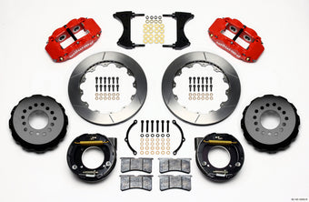 compare product Wilwood Narrow Superlite 4R Rear P-Brk Kit 12.88in Red Chevy C-10 2.42 Offset 5-lug