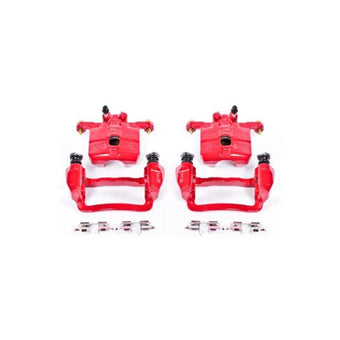 compare product Power Stop 05-06 Saab 9-2X Rear Red Calipers w/Brackets - Pair
