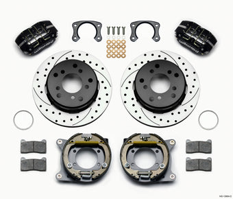 compare product Wilwood Dynapro Lug Mount P/S Park Brake Kit Drilled Big Ford New 2.38in Off Bronco 5 x 5.50