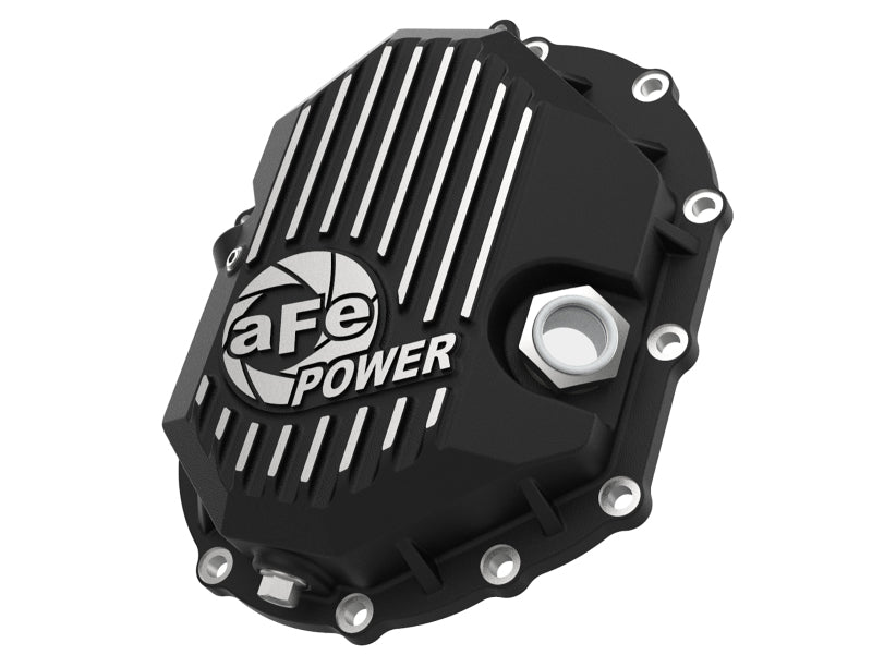 AFE Power 11 - 18 GM 2500 - 3500 AAM 9.25 Axle Front Differential Cover Black Machined Street Series - My Store
