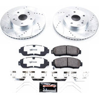 Power Stop 15 - 18 Subaru Legacy Front Z26 Street Warrior Brake Kit - My Store