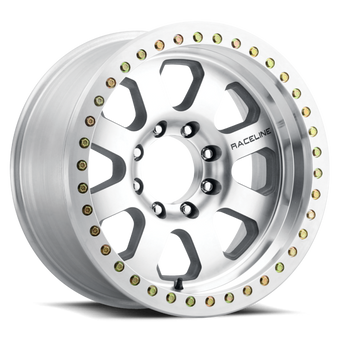 compare product Raceline RT260M Avenger 17x9in / 5x139.7 BP / -12mm Offset / 107.95mm Bore - Machined Beadlock Wheel