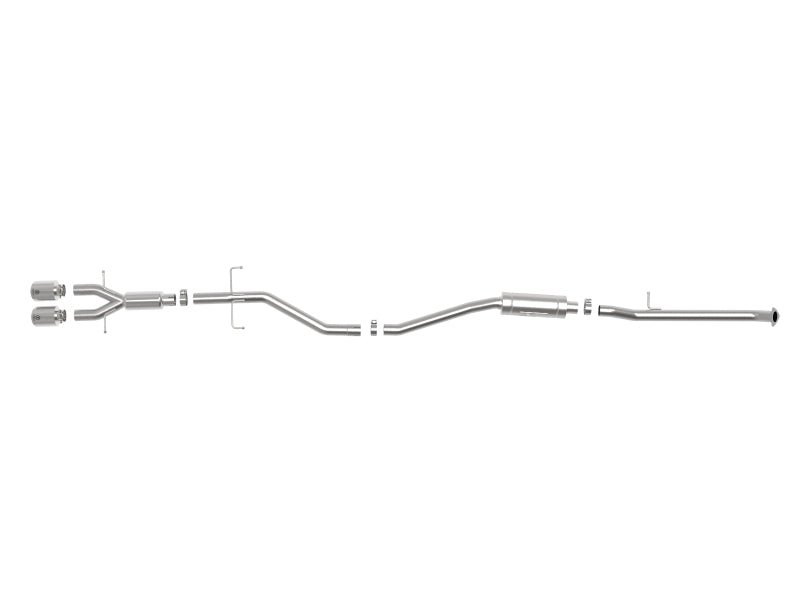 aFe Takeda 2.5in 304SS Cat - Back Exhaust System w/ Polished Tips 17 - 20 Honda Civic Si Sedan I4 1.5L - My Store