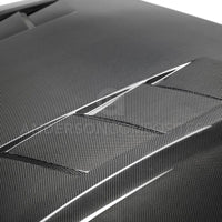 Anderson Composites 2018 Ford Mustang GT Type - SA Style Heat Extractor Double Sided Carbon Fiber Hood - My Store