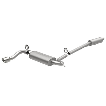 compare product MagnaFlow 10-13 GMC Terrain L4 2.4L Single Straight D/S Rear Exit Stainless Cat Back Perf Exhaust