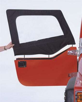 compare product Rampage 1997-2002 Jeep Wrangler(TJ) Door Skins - Black Denim