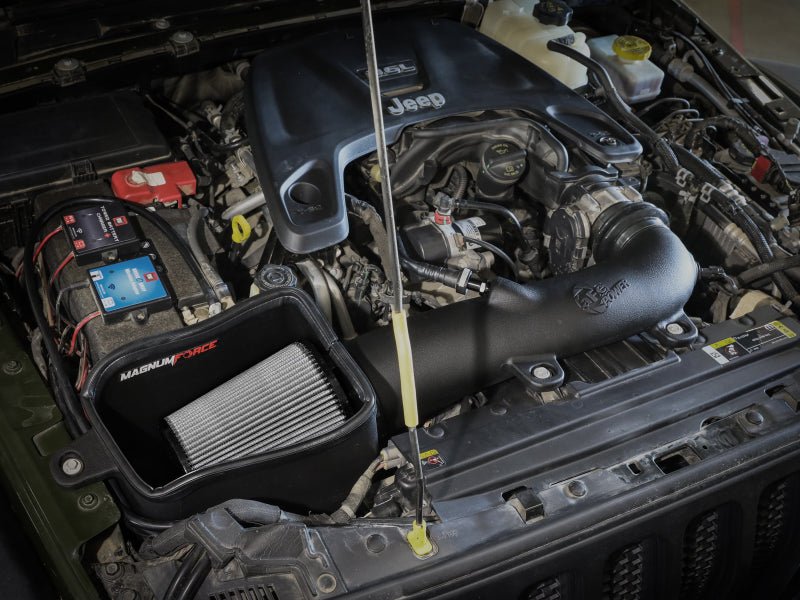 aFe Magnum FORCE Stage - 2 Pro Dry S Cold Air Intake System Jeep Wrangler (JL) 18 - 23 V6 - 3.6L - My Store