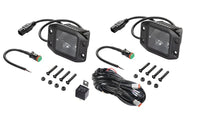 Hella Universal Black Magic 3.2in L.E.D. Cube Kit - Flood Beam (Flush Mount) - My Store