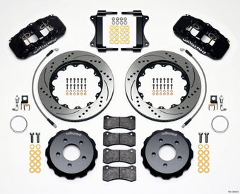 compare product Wilwood AERO6 Front Hat Kit 14.25 Drilled 2008-2009 Pontiac G8 w/Lines