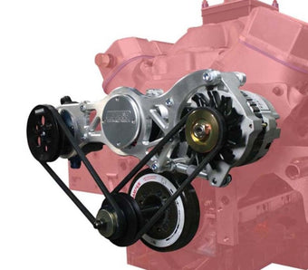 compare product Moroso Chevrolet Big Block Alternator & Vacuum Pump Mount - Moroso Water Pump - 130mm Alternator