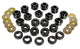 Prothane 97+ Jeep TJ Body Mount Kit - Black - My Store