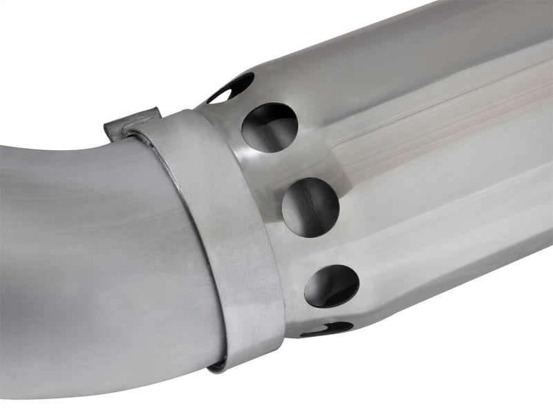 aFe Atlas Exhaust 5in DPF - Back Aluminized Steel w/ Polished Tips 16 - 17 GM Diesel Truck V8 - 6.6L (td) - My Store