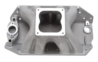 compare product Edelbrock Manifold Big Victor II BBC w/ Edelbrock Profiler or Dart Big Chief Heads Dominator Flange