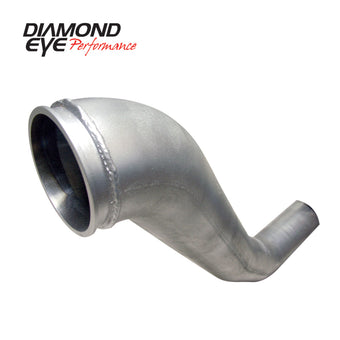 compare product Diamond Eye Downpipe 4in TB Single HX40 TURBO-DIRECT FLANGE AL DODGE 5.9L 2500/3500 94-02