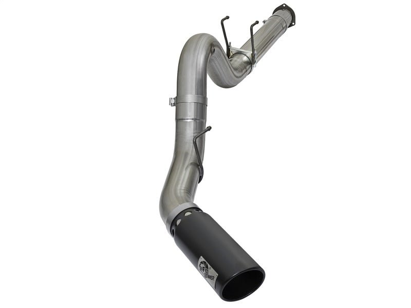 aFe Large Bore - HD 5in DPF Back 409 SS Exhaust System w/Black Tip 2017 Ford Diesel Trucks V8 6.7L(td) - My Store