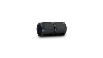 compare product Vibrant Fitting Straight Coupler Union Adapter Female -10 AN to Female -12 AN Aluminum Black Anodize