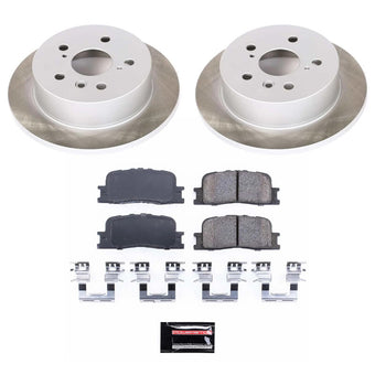 compare product Power Stop 02-06 Toyota Camry Rear Semi-Coated Rotor Kit