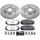 Power Stop 17 - 19 Jeep Cherokee Front Z36 Truck & Tow Brake Kit - My Store