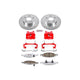 Power Stop 99 - 02 Jeep Grand Cherokee Front Z26 Street Warrior Brake Kit w/Calipers - My Store