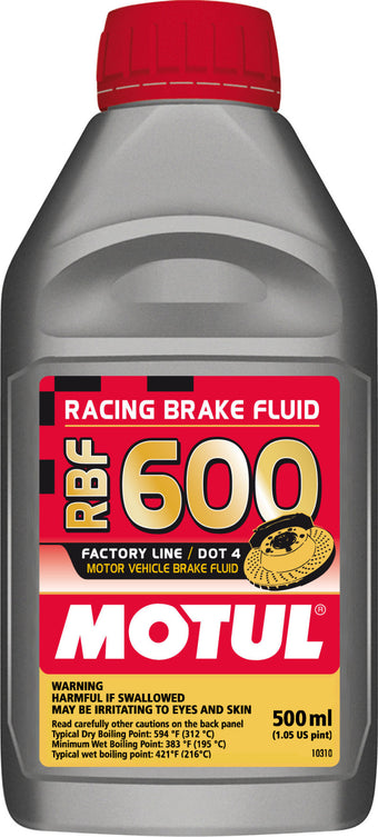 compare product Motul 1/2L Brake Fluid RBF 600 - Racing DOT 4
