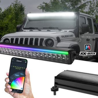 compare product XK Glow XKmax 10in Offroad Light Bar w/ RGBW Chasing DRL & App Control
