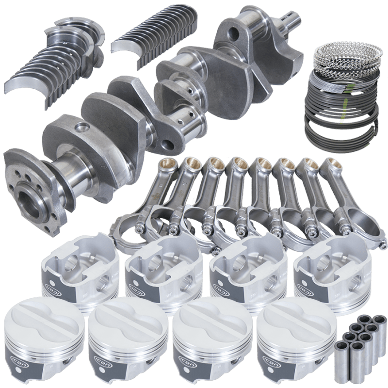 Eagle Chevy 350 3.750in Crank 5.700in I - Beam Rods - 10cc 4.030in Pistons Rotating Assembly - My Store