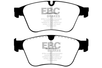 compare product EBC 06-11 Mercedes-Benz M-Class (ML) ML63 AMG 6.2 Redstuff Front Brake Pads