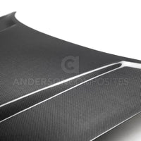 Anderson Composites 15 - 18 Dodge Charger Type DM (Demon Style) Carbon Fiber Hood - My Store