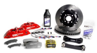 compare product EBC Racing 99-04 Honda S2000 AP1 Red Apollo-4 Calipers 330mm Rotors Front Big Brake Kit