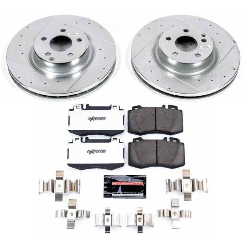 Power Stop 2006 Mercedes - Benz CLS500 Front Z26 Street Warrior Brake Kit - My Store