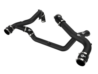 compare product aFe 22-23 Ford Explorer BladeRunner Aluminum Hot and Cold Charge Pipe Kit - Blk