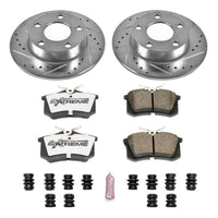Power Stop 99 - 05 Volkswagen Passat Rear Z26 Street Warrior Brake Kit - My Store