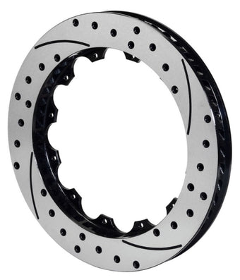compare product Wilwood Rotor-SV-SRP72 Iron-LH-Drill-BLK 14.00 x 1.25 - 12 on 8.25in