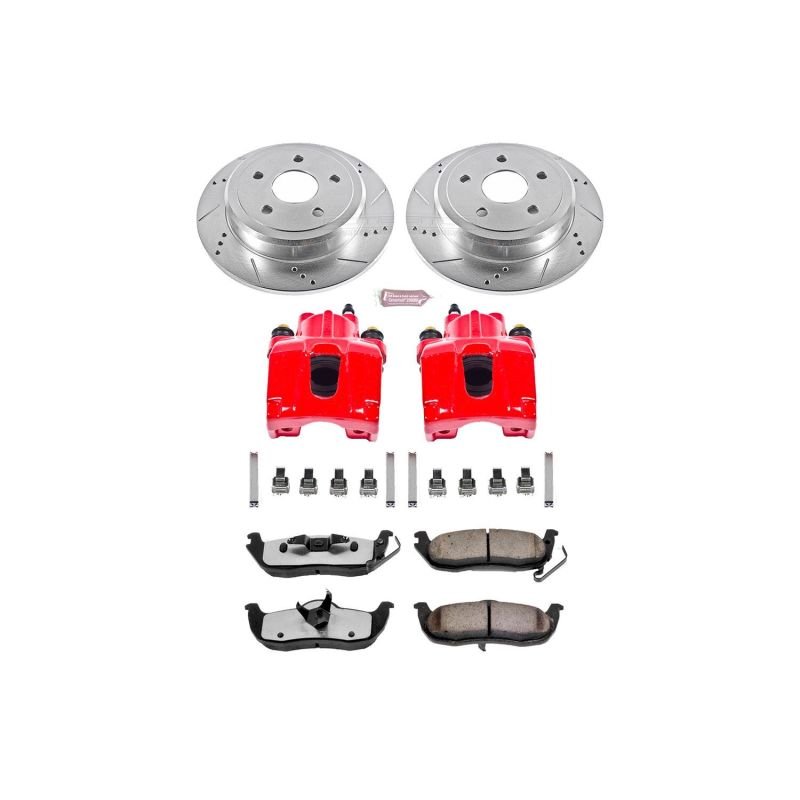 Power Stop 06 - 10 Jeep Commander Rear Z36 Truck & Tow Brake Kit w/Calipers - My Store