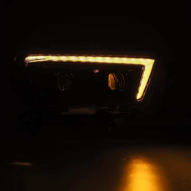 AlphaRex 10 - 13 Toyota 4Runner PRO - Series Proj Headlights Plank Style Alpha Blk w/Seq Signal/DRL - My Store