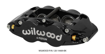 compare product Wilwood Caliper Forged Narrow Superlite R/H FNSL6R-DS Dust Seal 1.62/1.12/1.12,1.25 Rotor - Black