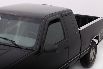 compare product AVS 88-99 Chevy CK Ext. Cab Ventvisor Outside Mount Window Deflectors 4pc - Smoke
