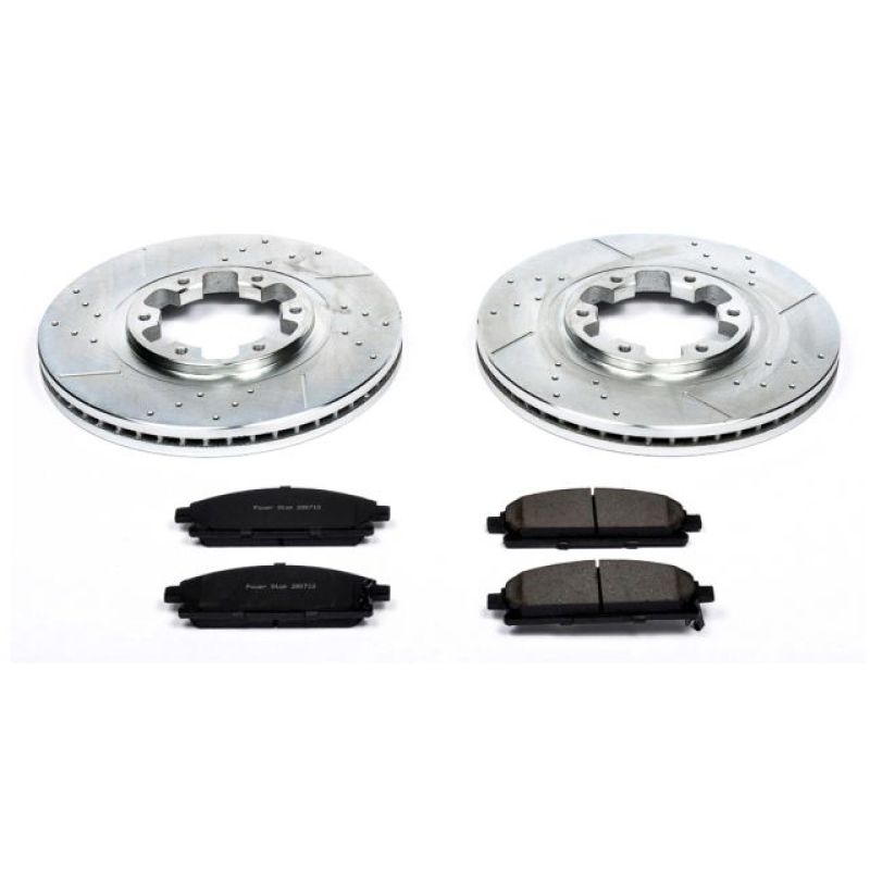 Power Stop 97 - 03 Infiniti QX4 Front Z23 Evolution Sport Brake Kit - My Store