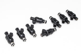 compare product DeatschWerks Universal 1200cc Low Impedance 14mm Upper Injector - Set of 8