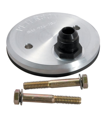 compare product Peterson Fluid Systems Chevrolet 2 -10AN Inlet Fitting Block Off Plate