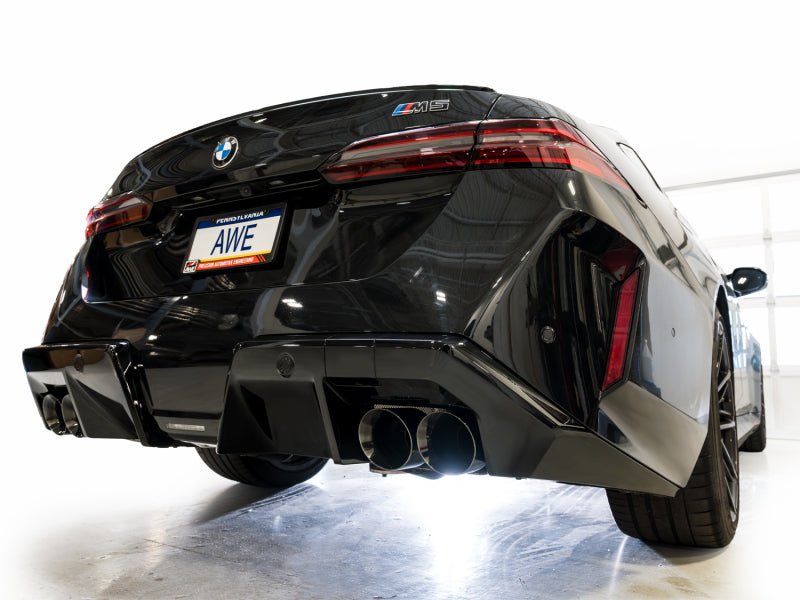 AWE Tuning BMW G90/G99 M5 Touring Edition Cat - Back Exhaust - Diamond Black Tips - My Store
