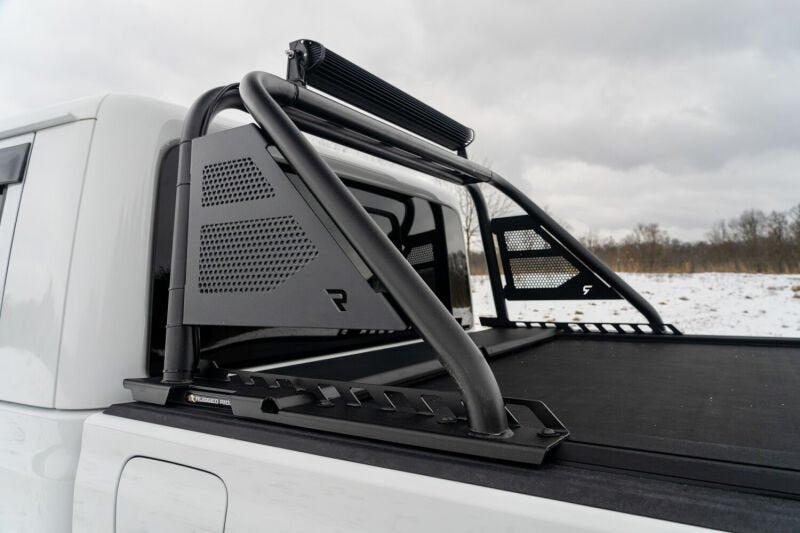 N - Fab ARC Sports Bar 20 - 22 Jeep Gladiator - Textured Black(Roll - N - Lock Cover Fitment Only) - My Store