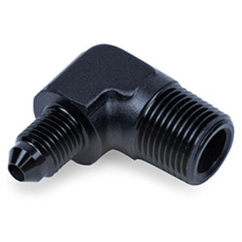 compare product Snow Performance 3/8in NPT to 4AN Elbow Water Fitting (Black)