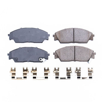 compare product Power Stop 90-91 Honda Civic Front Z17 Evolution Ceramic Brake Pads w/Hardware