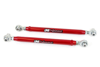 compare product UMI Performance 05-14 Ford Mustang Double Adjustable Lower Control Arms - Chrome Moly
